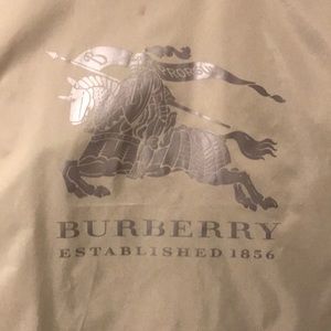 Men’s size small olive green Burberry jacket